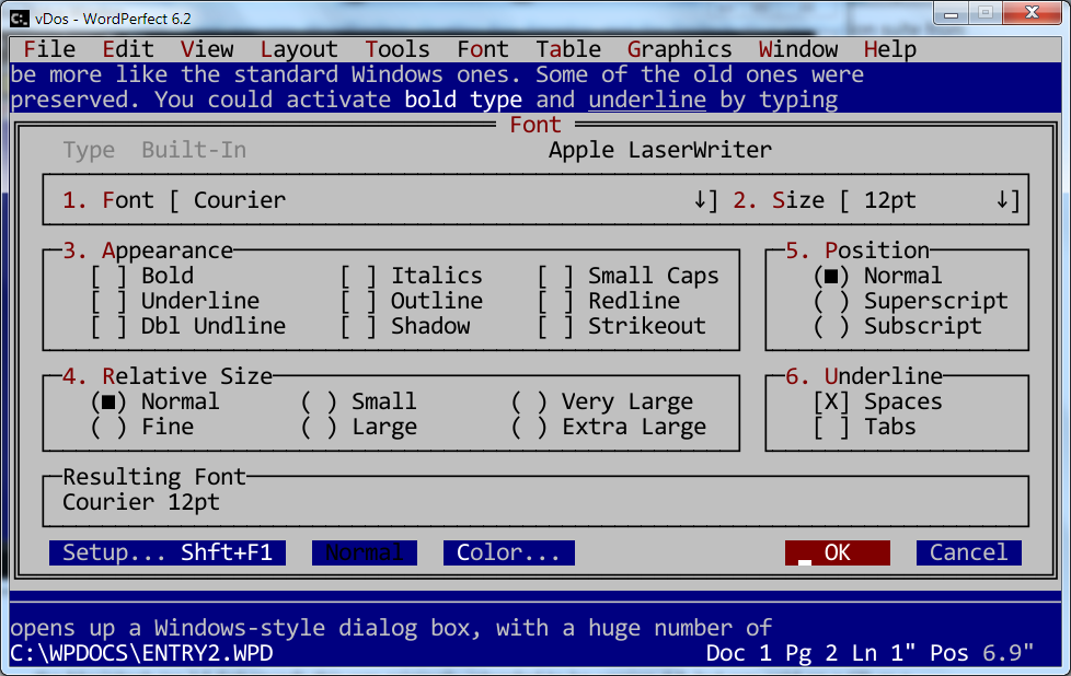 wordperfect 5.1 download dos